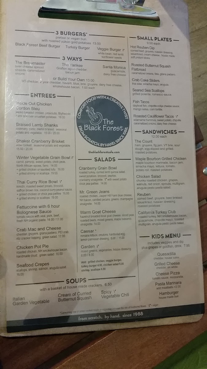 The Black Forest Menu - Image 3